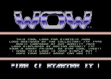 WOW Logo and Message